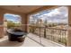 Inviting balcony with outdoor seating and views of the surrounding neighborhood at 11241 Golden Chestnut Pl, Las Vegas, NV 89135