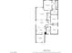 Detailed floor plan showcasing layout with dimensions for living room, kitchen, bedrooms, and bathrooms at 124 Strone St, Henderson, NV 89012