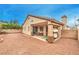 This backyard is low maintenance and has a covered patio at 1970 Jasper Creek Pl, Las Vegas, NV 89123