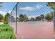 Community tennis court with lush greenery, offering a private and recreational amenity at 231 W Horizon Ridge Pkwy # 426, Henderson, NV 89012