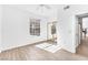 Clean bedroom with double window, closet, and hardwood floors at 231 W Horizon Ridge Pkwy # 812, Henderson, NV 89012