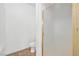 Clean bathroom view featuring a shower with glass doors and a toilet at 3924 Quiet Pine St # 201, Las Vegas, NV 89108
