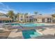 Large community pool with hot tub and seating area, perfect for relaxation and enjoyment at 3924 Quiet Pine St # 201, Las Vegas, NV 89108