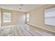 Bedroom features wood-style flooring and natural light at 4817 Eureka Diamond Ct, Las Vegas, NV 89139