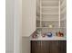 Walk-in pantry with custom shelving and ample storage space at 5719 Christian Creek Ct, Las Vegas, NV 89149