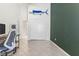 Bedroom features a tile floor, a closet, and a decorative fish above the closet at 9581 Ancala Hollow Ct, Las Vegas, NV 89148