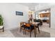 Charming dining area adjacent to the kitchen, perfect for Gathering meals at 9581 Ancala Hollow Ct, Las Vegas, NV 89148