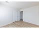 Spacious bedroom with a double door closet and neutral walls at 1021 Gary Carmena Ave, North Las Vegas, NV 89081
