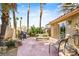 Private backyard patio with grill, picnic table and seating area at 124 Beach Oak Ave, Henderson, NV 89002