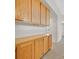 Hallway featuring cabinets and counter space for extra storage at 1326 Winter Solstice Ave, Henderson, NV 89014