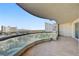 Expansive balcony with views of city, mountains, and blue skies at 2777 Paradise Rd # 607, Las Vegas, NV 89109