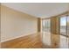 Bright, spacious bedroom with hardwood floors, city views, and ample natural light at 2777 Paradise Rd # 607, Las Vegas, NV 89109