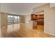 Open floor plan featuring a modern kitchen with stainless steel appliances at 2777 Paradise Rd # 607, Las Vegas, NV 89109