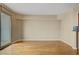 Open living space featuring hardwood floors and neutral wall color at 2777 Paradise Rd # 607, Las Vegas, NV 89109