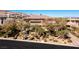 Beautiful home with lush landscaping, mature trees, and a welcoming entrance at 30 Meadowhawk Ln, Las Vegas, NV 89135