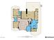 Detailed floor plan of the first floor displaying multiple bedrooms, closets, and living spaces at 30 Meadowhawk Ln, Las Vegas, NV 89135