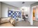 Upstairs loft area with a desk and comfortable seating offering space to work or relax at 361 Tobler Dr, Las Vegas, NV 89145