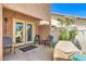 Charming patio area with comfortable seating, perfect for outdoor relaxation and entertaining at 361 Tobler Dr, Las Vegas, NV 89145