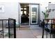 Cozy enclosed patio with an open sliding glass door view into the home at 432 Sellers Pl, Henderson, NV 89011