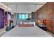 Beautifully appointed main bedroom offering a king bed, mirrored headboard, and modern decor at 4381 W Flamingo Rd # 9301, Las Vegas, NV 89103