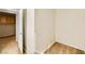 A small closet or storage area is visible with a neutral colored carpet and door leading to another room at 5024 Stone Bay Ave, Las Vegas, NV 89131