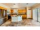 Spacious kitchen features stainless steel appliances and a functional center island at 5024 Stone Bay Ave, Las Vegas, NV 89131