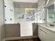 Modern bathroom features glass-enclosed shower, updated vanity, and natural light at 5263 Shasta Lake Way, Las Vegas, NV 89118