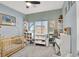 Cozy Bedroom with soft colors, comfortable carpeting, and ample storage for toys and essentials at 5555 E San Pietro Dr, Pahrump, NV 89061