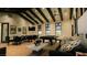 Spacious living room featuring high ceilings, ample seating, and a billiards table at 5555 E San Pietro Dr, Pahrump, NV 89061