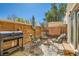 Enclosed patio area perfect for grilling and relaxing outdoors at 5916 Sierra Cliff St, North Las Vegas, NV 89031