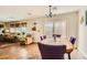 Open-concept dining room that connects to the adjacent living room area at 5916 Sierra Cliff St, North Las Vegas, NV 89031