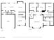 Floor plan of a home showing layout of the kitchen, living spaces, bedrooms and bathrooms at 7820 Esteem St, Las Vegas, NV 89131