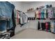 A well-organized walk-in closet with ample shelving and hanging space at 827 Klamath Springs St, Henderson, NV 89011