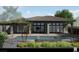 Beautiful backyard rendering showcasing pool, spa, privacy, and large sliding glass doors at 9 Rue Grimaldi Way, Henderson, NV 89011