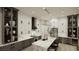 Stunning kitchen with marble counters, island seating, and stainless-steel appliances provides a modern look at 9 Rue Grimaldi Way, Henderson, NV 89011