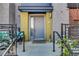 Welcoming front entrance with seating, a storm door, and decorative accents at 9050 W Tropicana Ave # 1102, Las Vegas, NV 89147