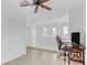 Bright office space with natural lighting, a ceiling fan and a desk, perfect for working from home at 11820 Calle De Sol Dr, Las Vegas, NV 89138
