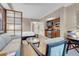Well-lit living area with a kitchenette and seating area at 145 E Harmon Ave # 2917, Las Vegas, NV 89109