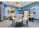 Bright lounge area featuring modern decor, comfortable seating, and stylish lighting fixtures at 145 E Harmon Ave # 2917, Las Vegas, NV 89109