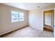 Bedroom with a window view, neutral paint, and carpet at 172 Cloudcrest Dr, Henderson, NV 89015