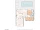 Detailed floor plan showcases layout of the house, highlighting the room locations at 3916 S Torrey Pines Dr, Las Vegas, NV 89103