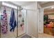 Bathroom with a shower and walk-in closet at 4606 Engage St, North Las Vegas, NV 89031