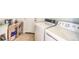 Spacious laundry room with a utility sink, washer, and dryer for added convenience at 4679 El Camino Cabos Dr, Las Vegas, NV 89147