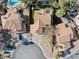 A birds-eye view shows this home is nestled among others in a well-kept community at 5 Rampart Ct, Henderson, NV 89074