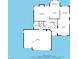 Detailed floor plan showing the layout of the first floor with dimensions of rooms and garage at 5 Rampart Ct, Henderson, NV 89074