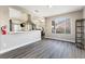 Bright, open kitchen area with modern fixtures and a view to the backyard at 5 Rampart Ct, Henderson, NV 89074