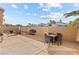 Spacious backyard with ample patio space, ideal for outdoor gatherings and relaxation under the sun at 59 Desert Dawn Ln, Henderson, NV 89074