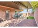 Well-maintained backyard with a paved patio and a built-in barbeque grill at 744 Forest Peak St, Henderson, NV 89011