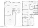 Two-story floor plan featuring primary bedroom, loft, laundry, living room, dining room, and kitchen at 744 Forest Peak St, Henderson, NV 89011
