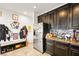 Spacious kitchen featuring stainless steel appliances, granite countertops and ample storage space at 744 Forest Peak St, Henderson, NV 89011